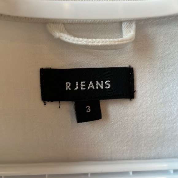 White jean jacket - Picture 3 of 4